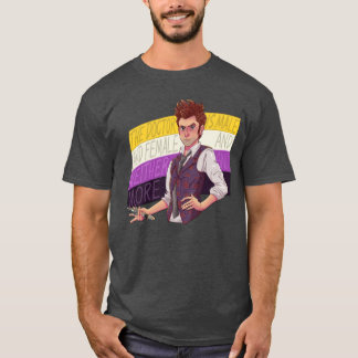 Nonbinary Doctor Who Fourteenth Doctor funny T-Shirt