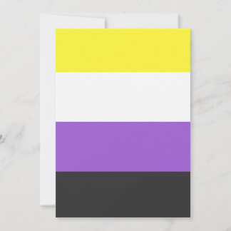 NonBinary Flag Invitation