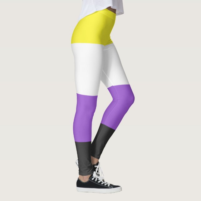NonBinary Flag Leggings (Right)