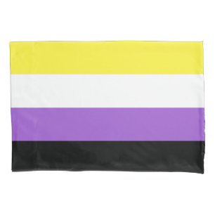 Nonbinary Flag Standard Pillow Case