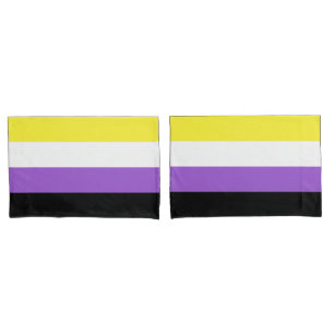 Nonbinary Flag Standard Pillow Case