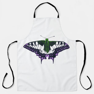 Nonbinary Genderqueer Pride Swallowtail Butterfly Apron
