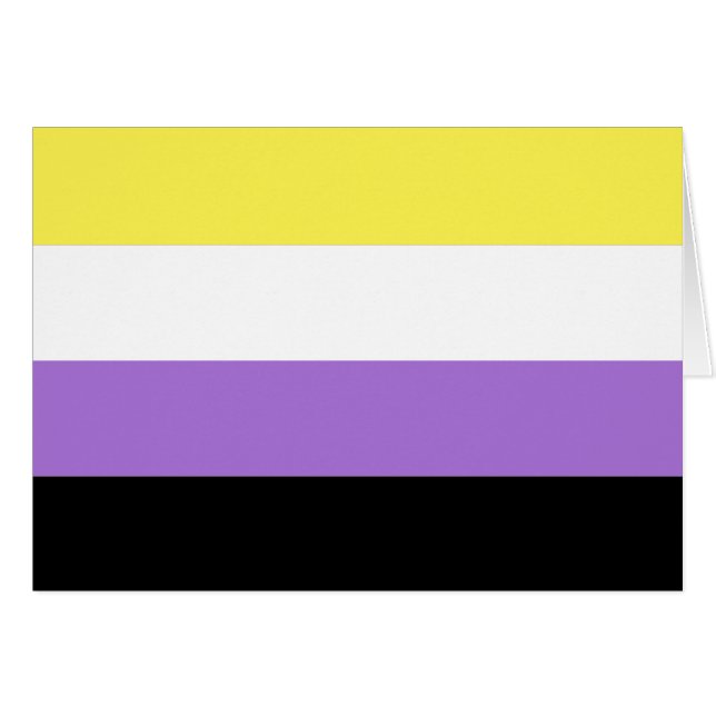 Nonbinary Pride (Front Horizontal)