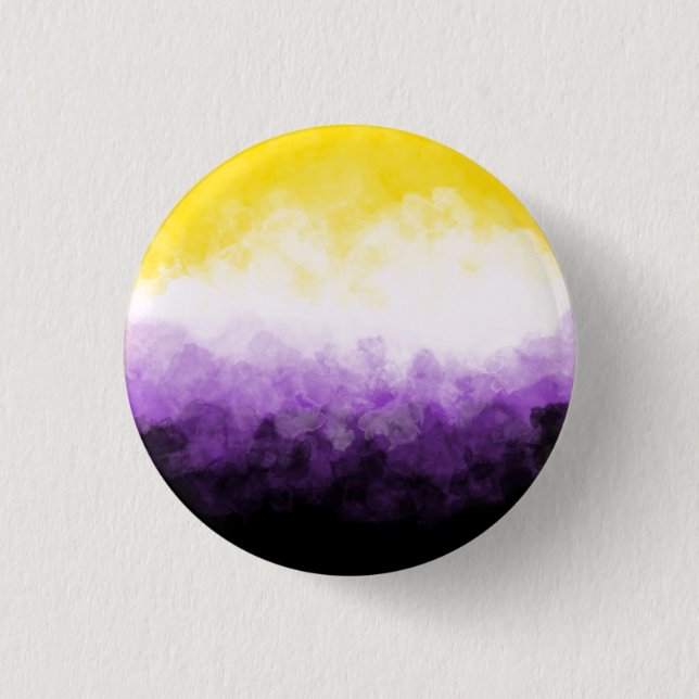 Nonbinary pride badge (Front)