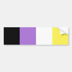 Nonbinary Pride Bumper Sticker