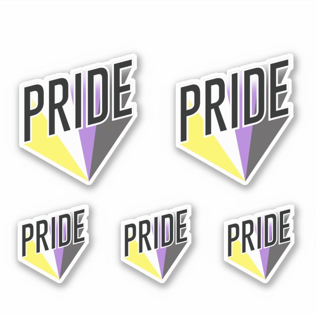 Nonbinary Pride Burst (Front)