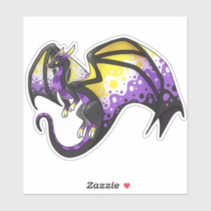 Nonbinary Pride Dragon