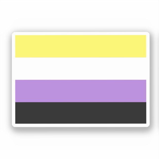 Nonbinary Pride Flag (Front)