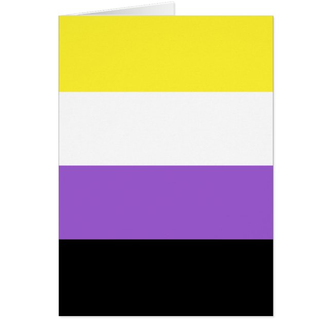 Nonbinary Pride Flag (Front)