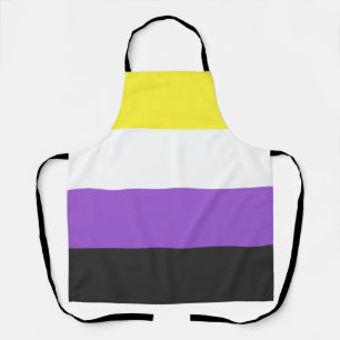 Nonbinary Pride Flag Apron