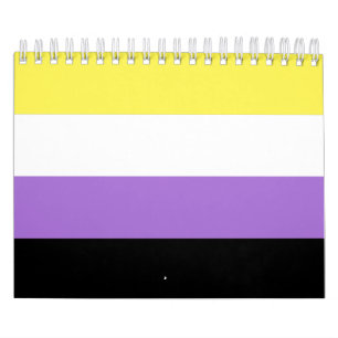 Nonbinary Pride Flag Calendar