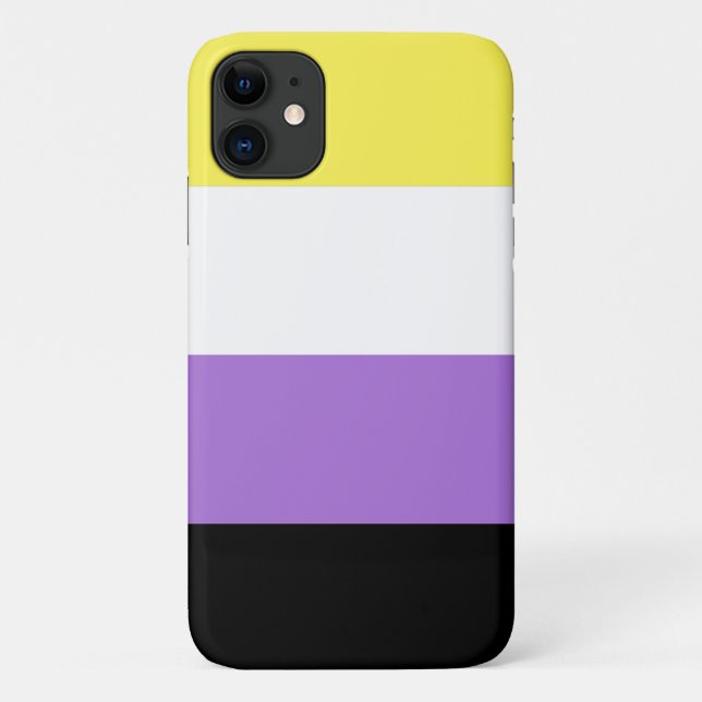 Nonbinary Pride Flag Case-Mate iPhone Case (Back)