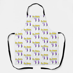 Nonbinary Pride Flag Chai Apron