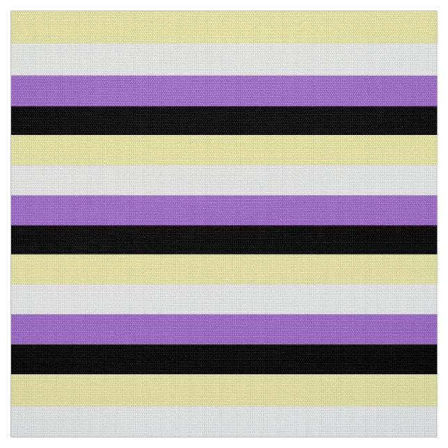 Nonbinary Pride Flag Fabric (Swatch)