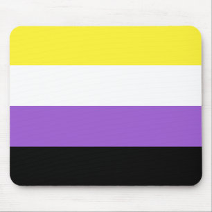 Nonbinary Pride Flag Mouse Pad