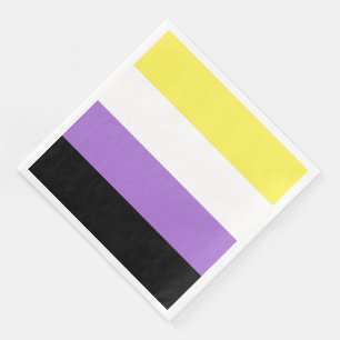Nonbinary Pride Flag Napkin