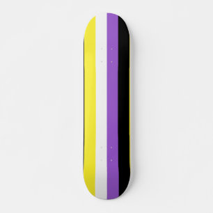 Nonbinary Pride Flag Skateboard