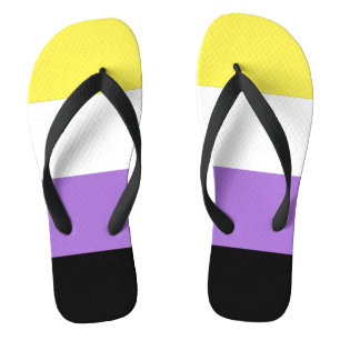 Nonbinary Pride Flag Thongs