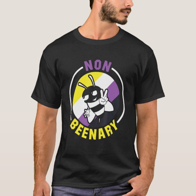 Nonbinary Pride  Genderfluid Gender Rights Non Bin T-Shirt (Front)