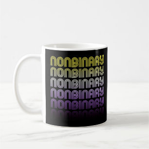 Nonbinary Retro Pride Coffee Mug