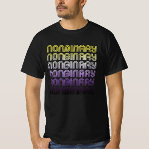 Nonbinary Retro Pride T-Shirt