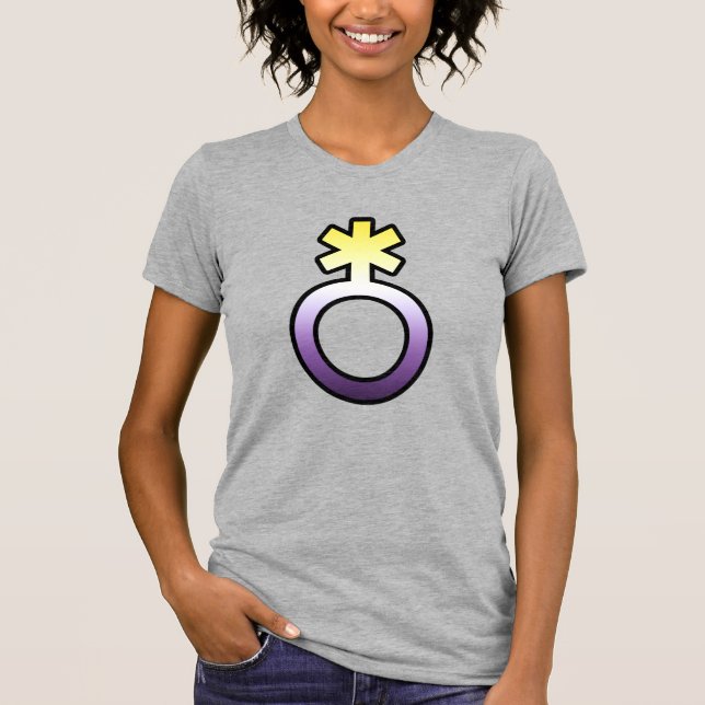 Nonbinary Symbol T-Shirt (Front)