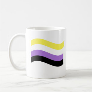 NonBinary Waving Flag Coffee Mug