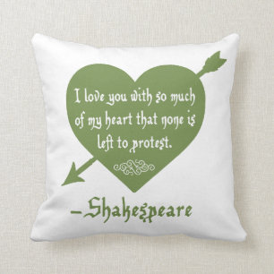 None is left to protest Shakespeare love pillow