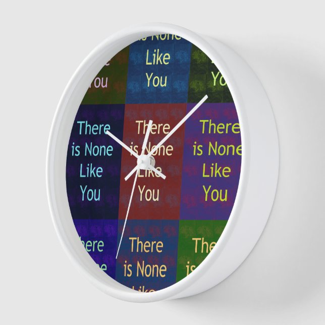 None Like You Clock (Angle)