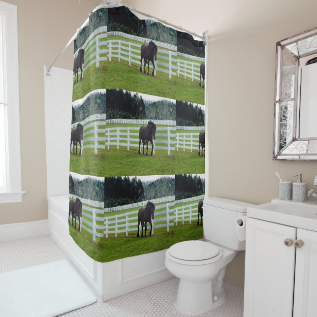 Nonesuch at Cedar Point  Shower Curtain (In Situ)