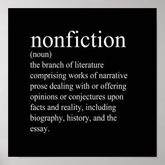 NonFiction Definition Poster