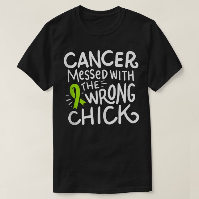 NonHodgkin Lymphoma Cancer Survivor Chemo Gift Gre T-Shirt (Design Front)