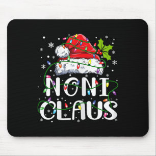 Noni Claus Christmas Santa Hat Matching Family Xma Mouse Pad