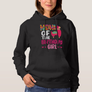 Noni Of The Birthday Girl Llama Bday Alpaca Celebr Hoodie
