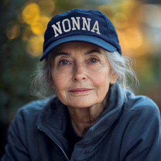 Nonna Arched Athletic Embroidered Hat