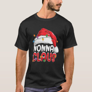Nonna Claus Christmas Costume Family Matching Fun T-Shirt