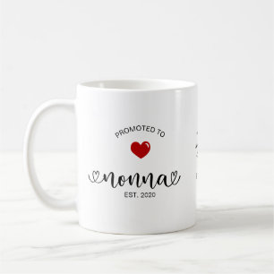Nonna Established Promoted To Grandmother Gift Coffee Mug