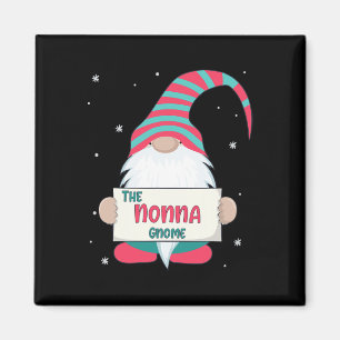Nonna Gnome Family Matching Christmas Cute Gift Pa Magnet