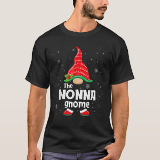 Nonna Gnome Matching Family Group Christmas Party  T-Shirt