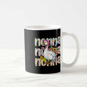 Nonna Goose Mothers Day Floral Grandma Silly Goose Coffee Mug