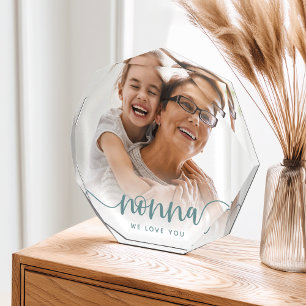 Nonna Grandma Script Overlay Photo Block