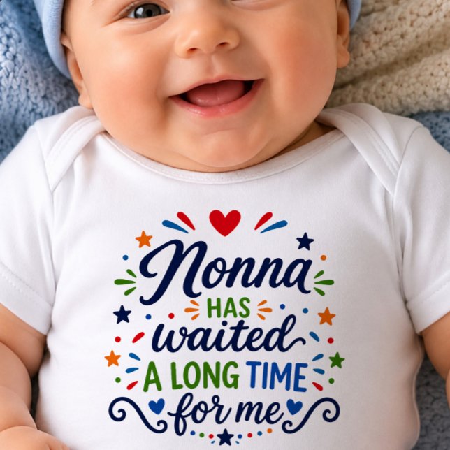Nonna Has Waited Long Time Baby Bodysuit (Creator Uploaded)