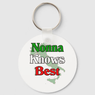 Nonna (Italian Grandmother)m Knows Best Key Ring