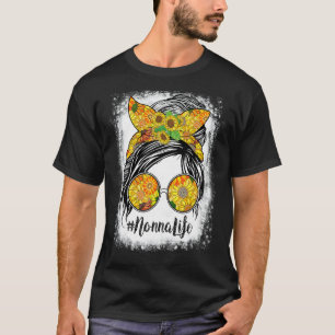 Nonna Life Bleached Nonna Life Sunflower Messy Bu T-Shirt