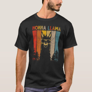 Nonna Llama Birthday Matching Family for Mens Wome T-Shirt