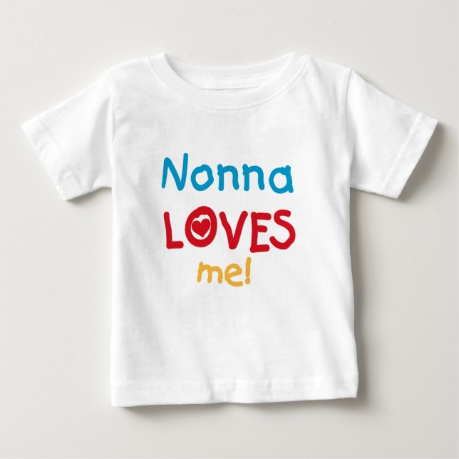 Nonna Loves Me T-shirts and Gifts (Front)