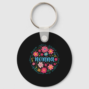 Nonna Mothers Day For Grandma Wildflower Floral Wo Key Ring