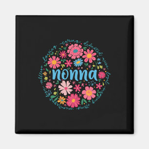 Nonna Mothers Day For Grandma Wildflower Floral Wo Magnet