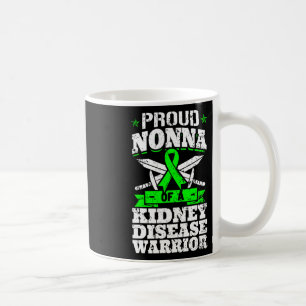 Nonna Of A Kidney Disease Warrior Awareness Grandm Coffee Mug