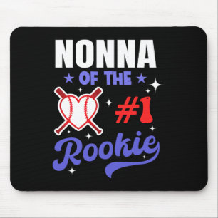 Nonna Of Rookie 1st Bysebyll Birthday Party Theme Mouse Pad